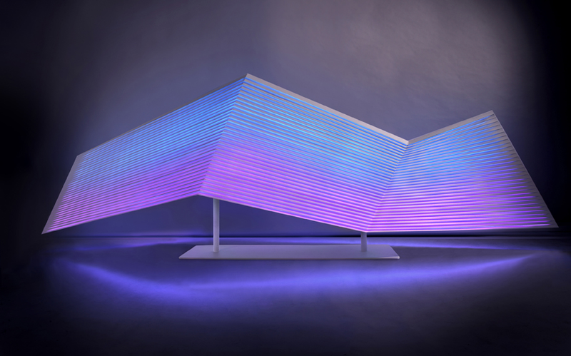 Illustration for article titled LED Sculpture On Display at Chicago's Art Institute
